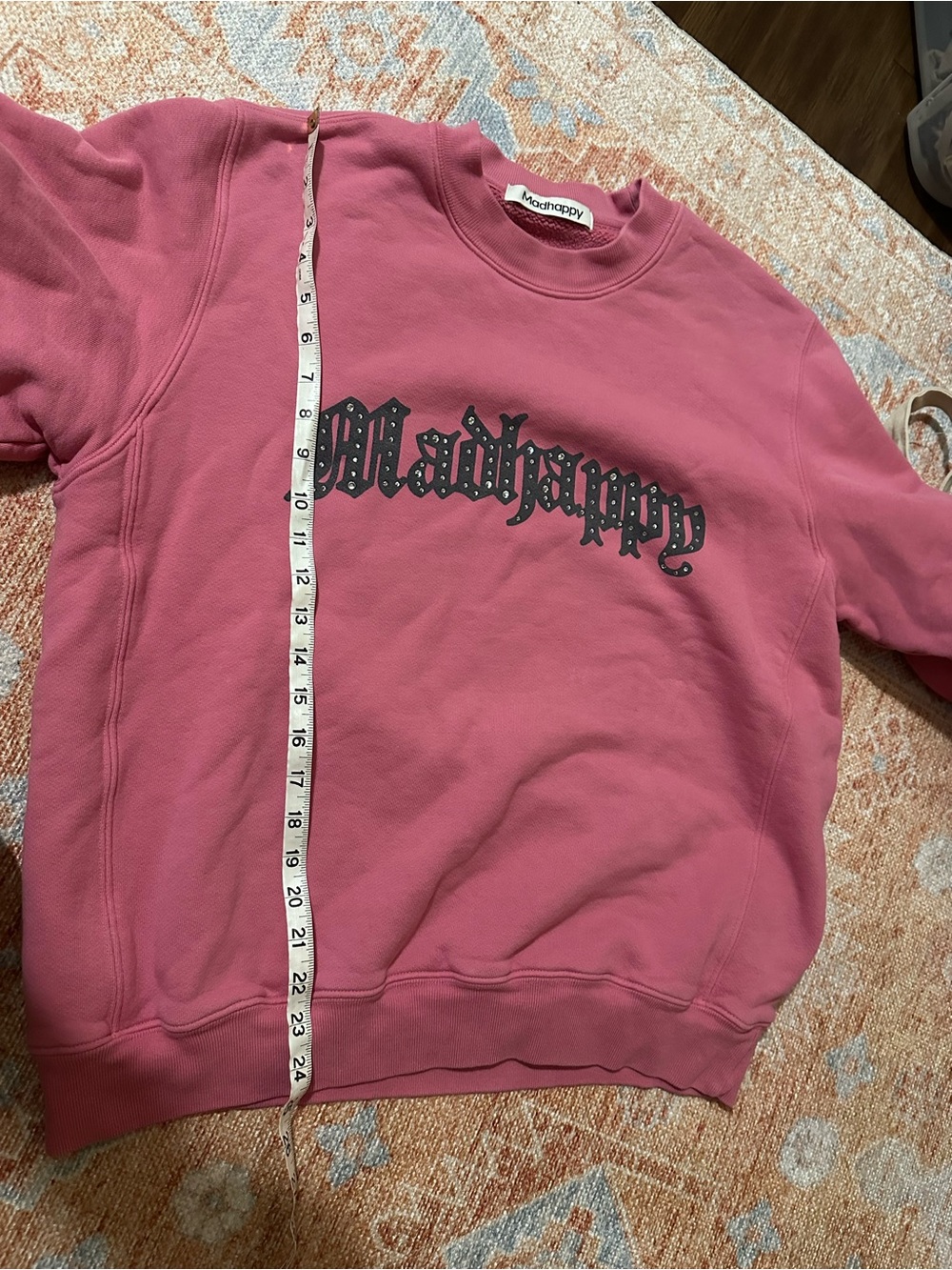 Madhappy Bijou Rhinestone Fleece Crewneck size medium? - Picture 10 of 10